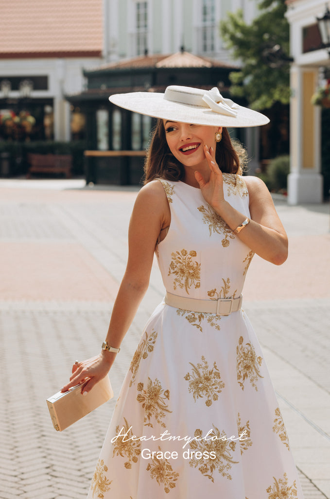 1950s Grace Kelly inspired dress - heartmycloset