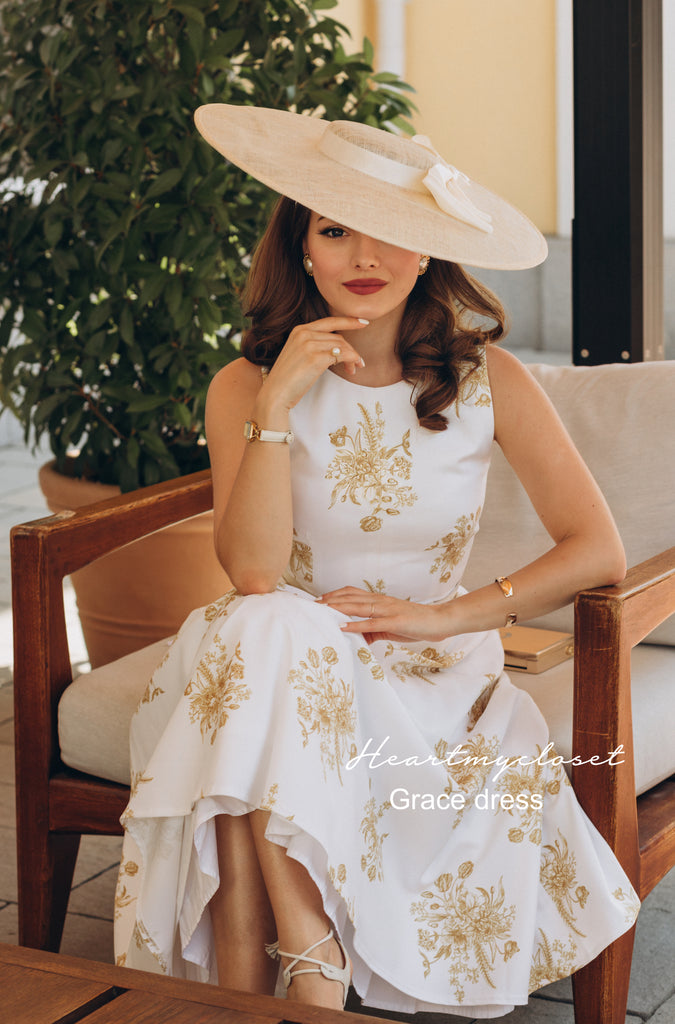 1950s Grace Kelly inspired dress - heartmycloset