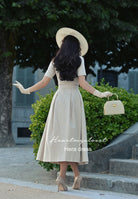 Hera -Kate Middleton inspired pleated dress - heartmycloset