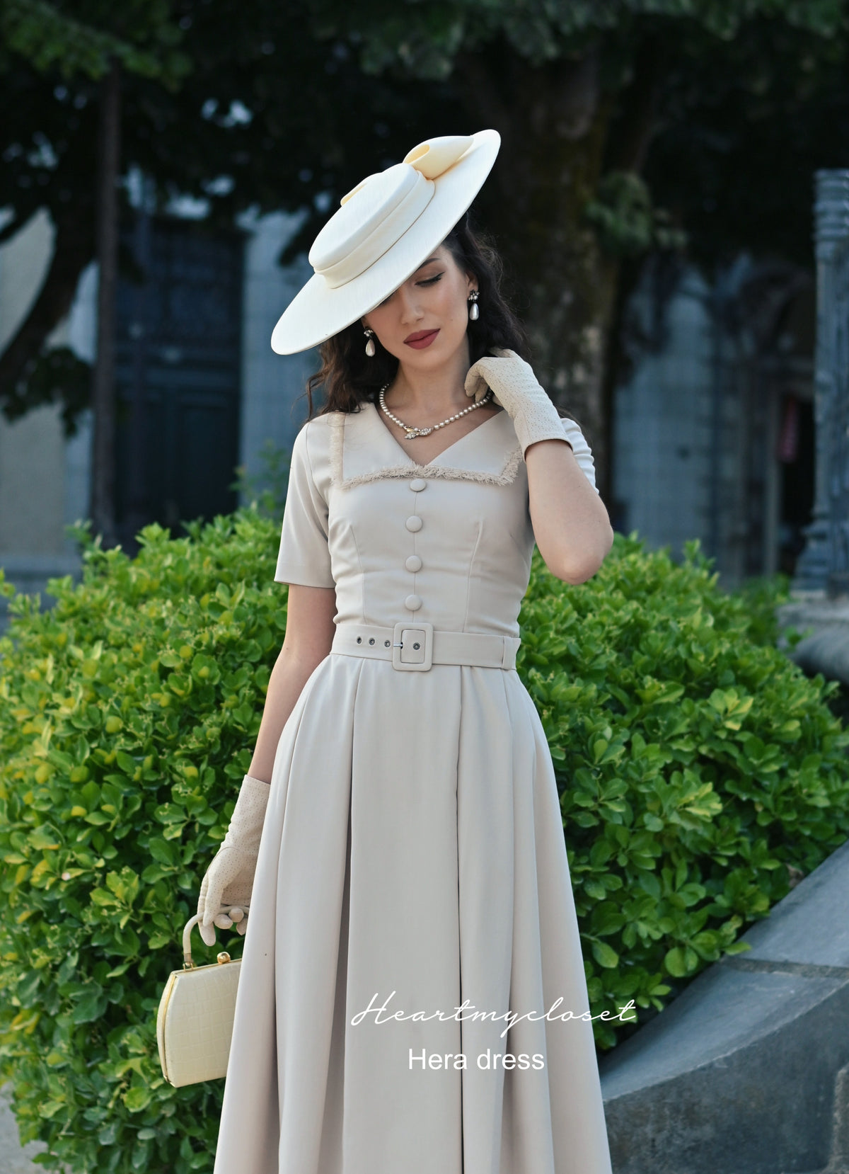 Hera -Kate Middleton inspired pleated dress - heartmycloset