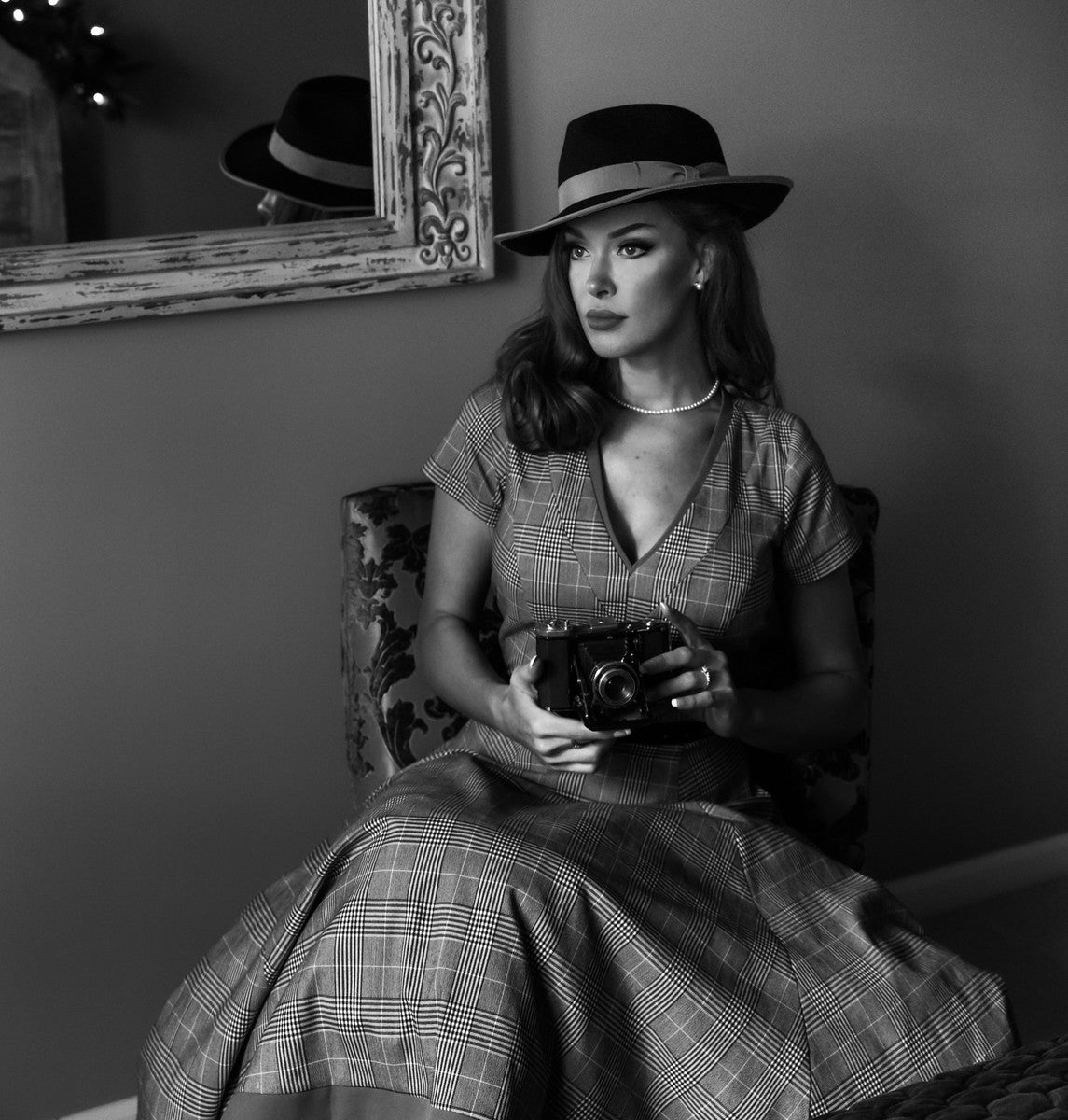Plaid swing dress - vintage tv inspired - heartmycloset