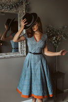 Plaid swing dress - vintage tv inspired - heartmycloset