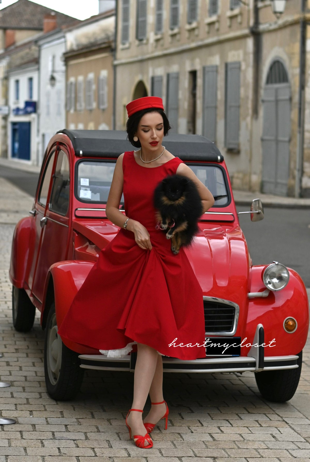 Jessica - vintage inspired swing dress 1950s - heartmycloset