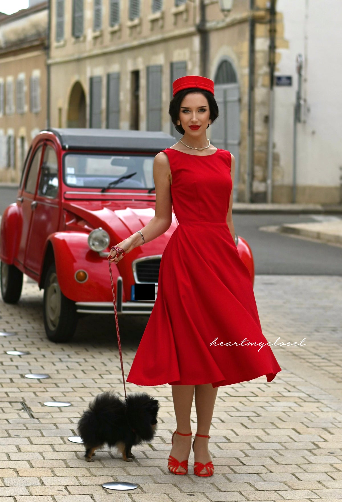 Jessica - vintage inspired swing dress 1950s - heartmycloset