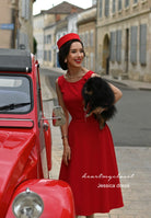Jessica - vintage inspired swing dress 1950s - heartmycloset