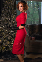 Joy - vintage inspired pencil dress 1950s - heartmycloset