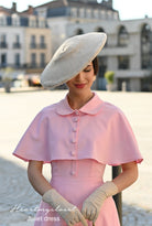 Juliet dress and cape- 40s 50s swing dress with matching cape - heartmycloset