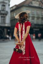 Lucy swing dress- 1950s retro style swing - heartmycloset