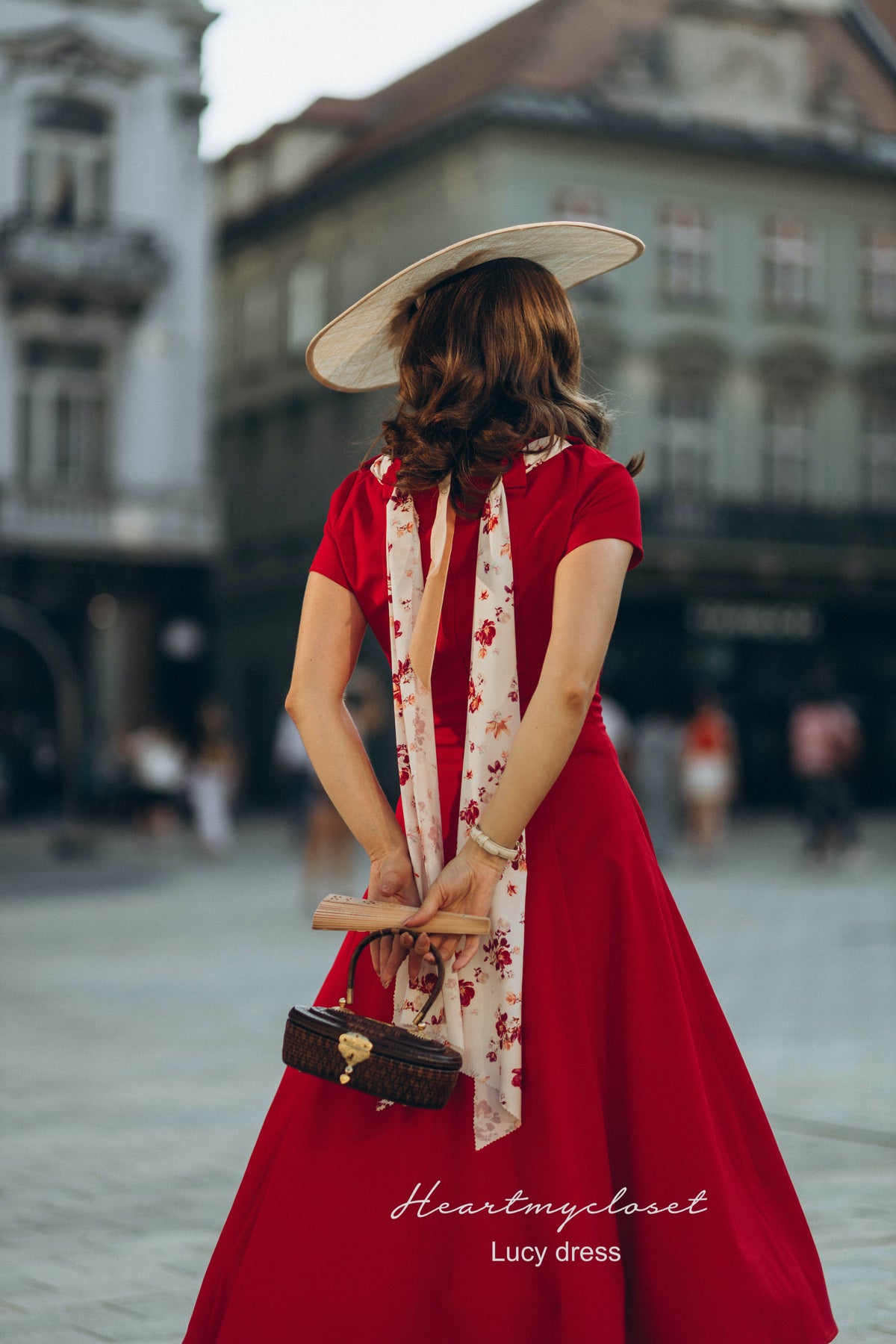 Lucy swing dress- 1950s retro style swing - heartmycloset