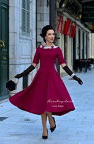 Lucy swing dress- 1950s retro style swing - heartmycloset