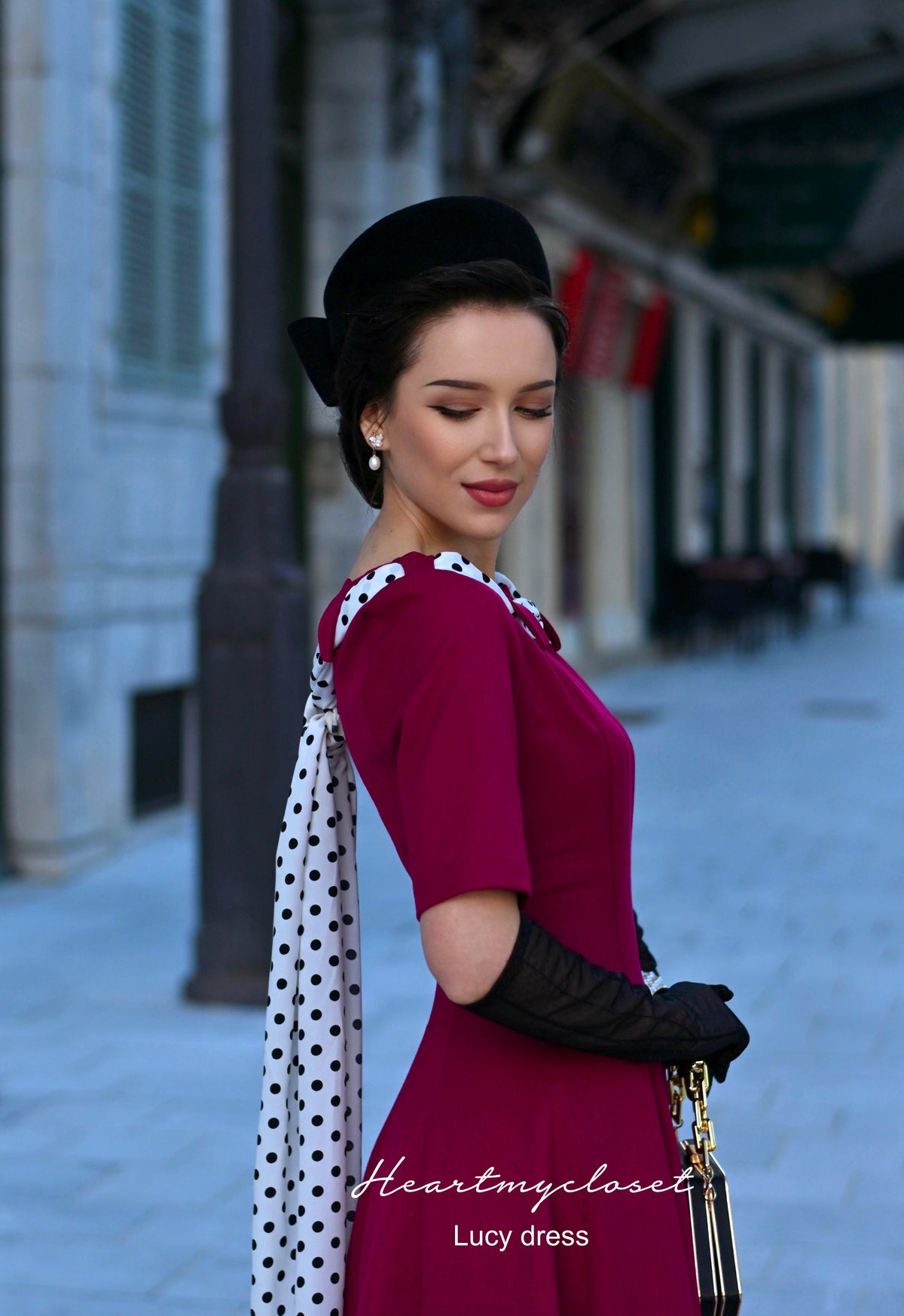 Lucy swing dress- 1950s retro style swing - heartmycloset
