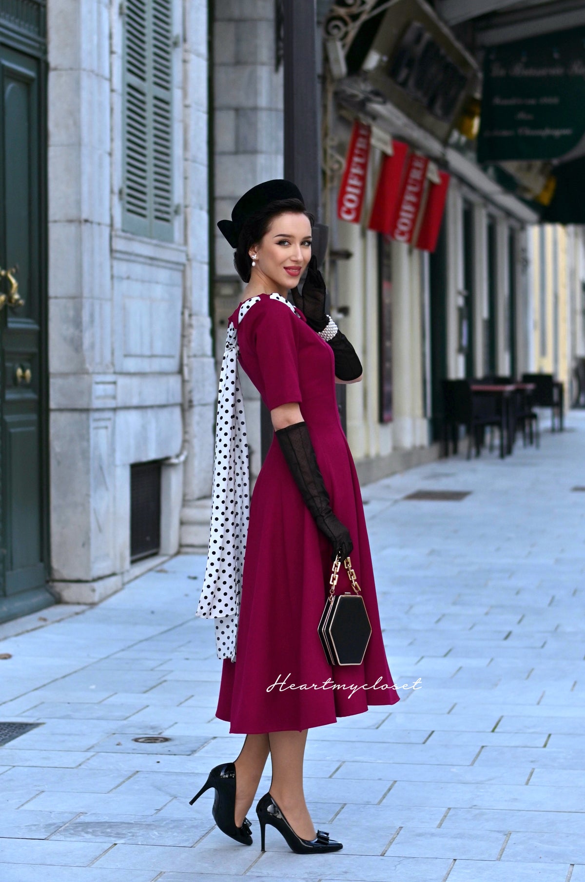 Lucy swing dress- 1950s retro style swing - heartmycloset