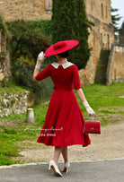 Lydia - 1950s A-line vintage dress - heartmycloset