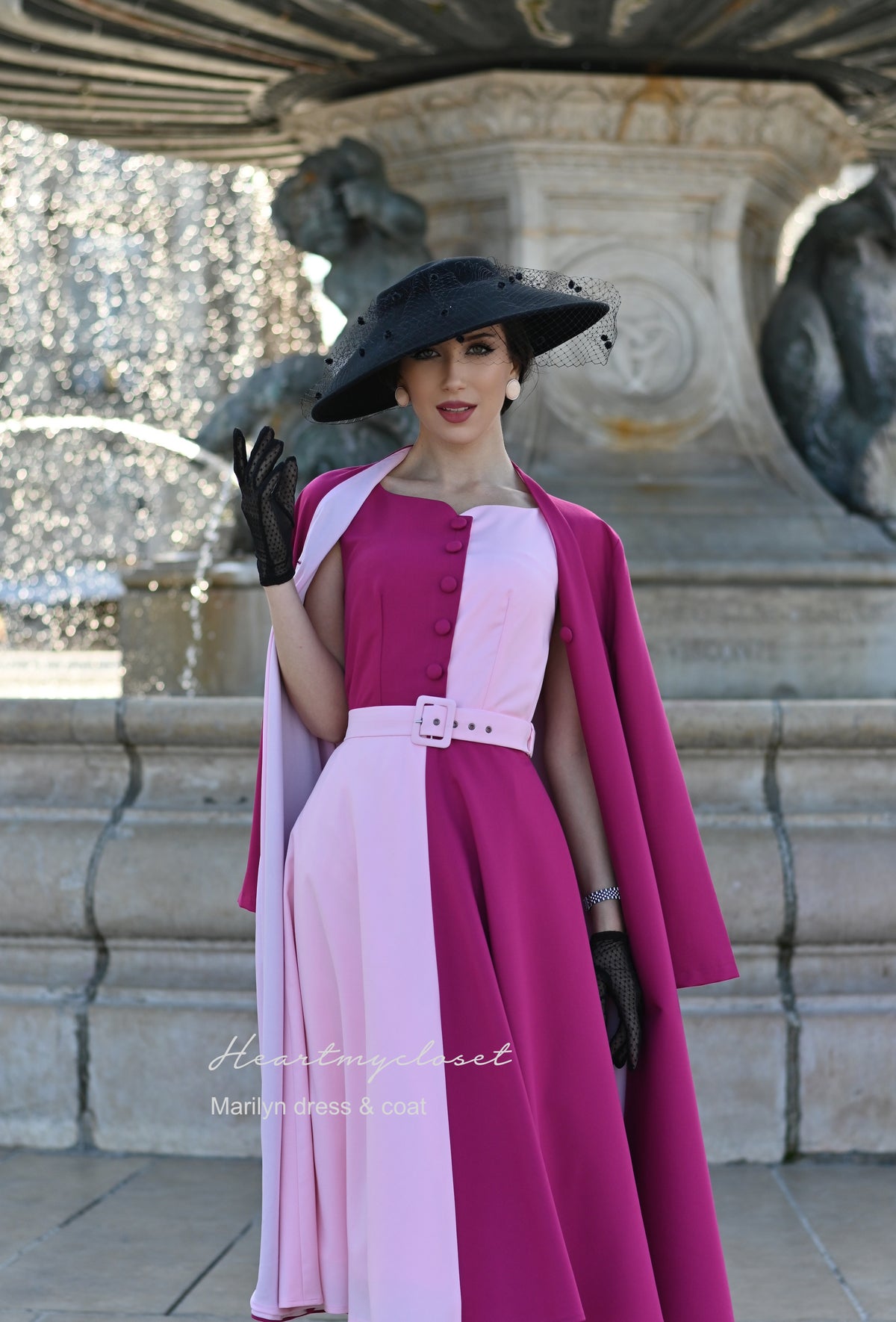 MARILYN (dress only) - retro vintage dress swing or pencil - heartmycloset