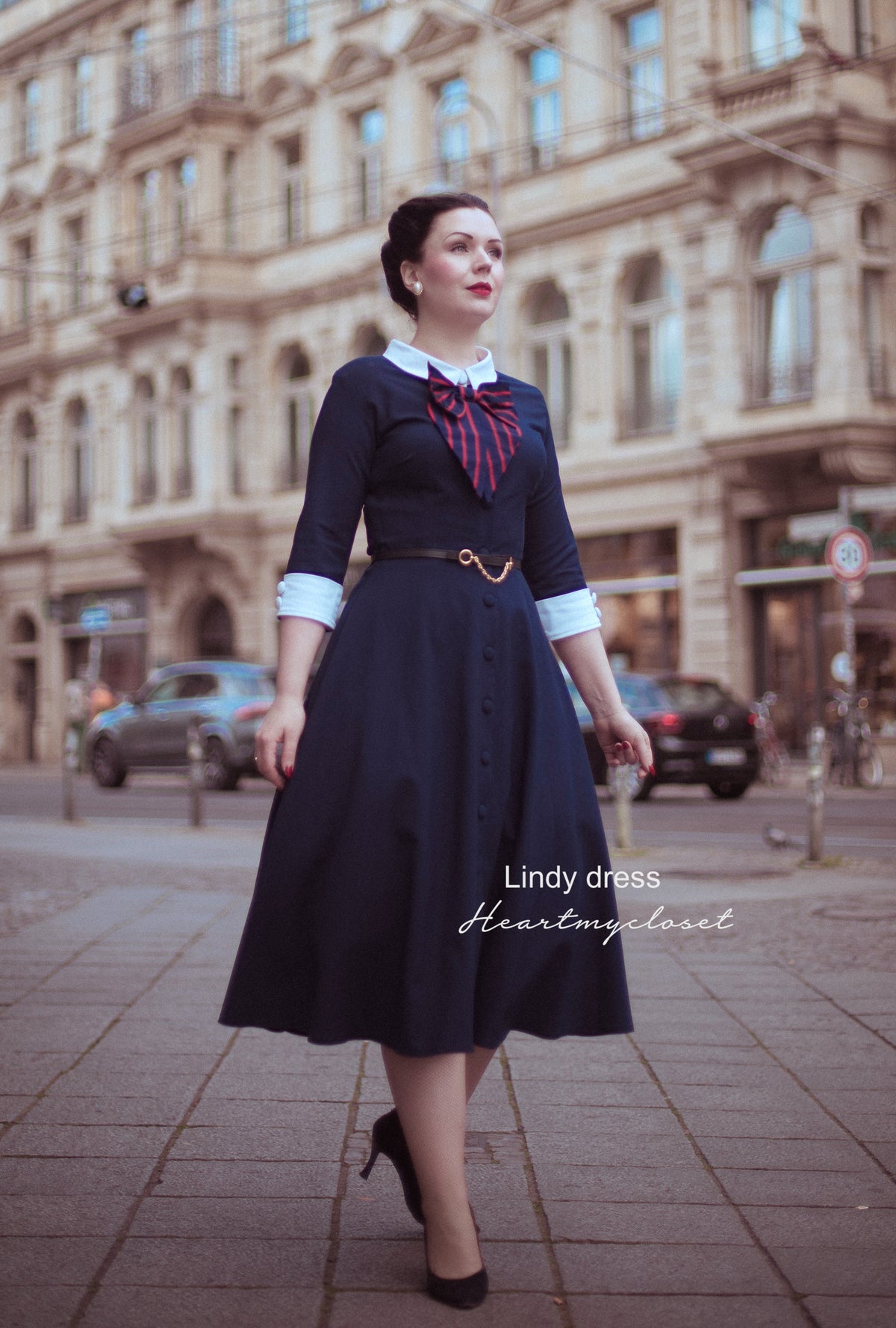 Lindy swing dress - vintage tv inspired dress - heartmycloset