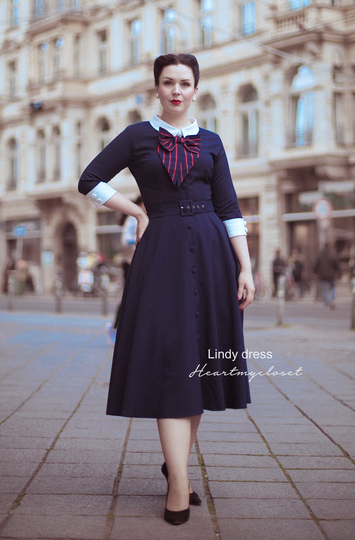 Lindy swing dress - vintage tv inspired dress - heartmycloset