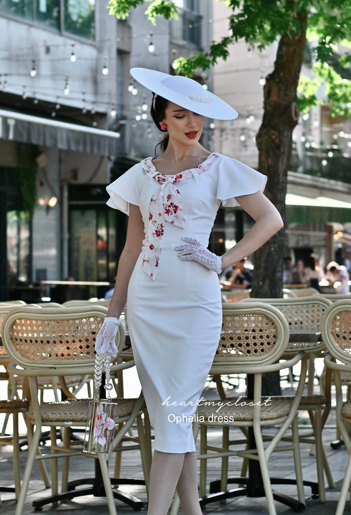 Ophelia - vintage inspired pencil dress 1950s - heartmycloset