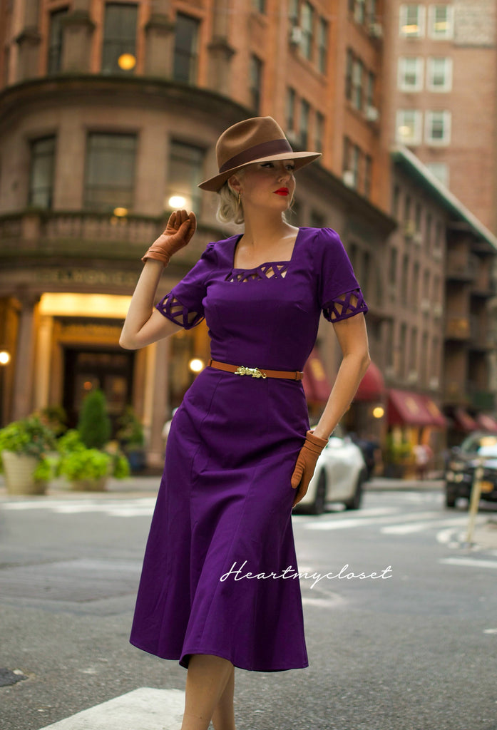 Agent carter - Peggy cosplay swing dress 1950s