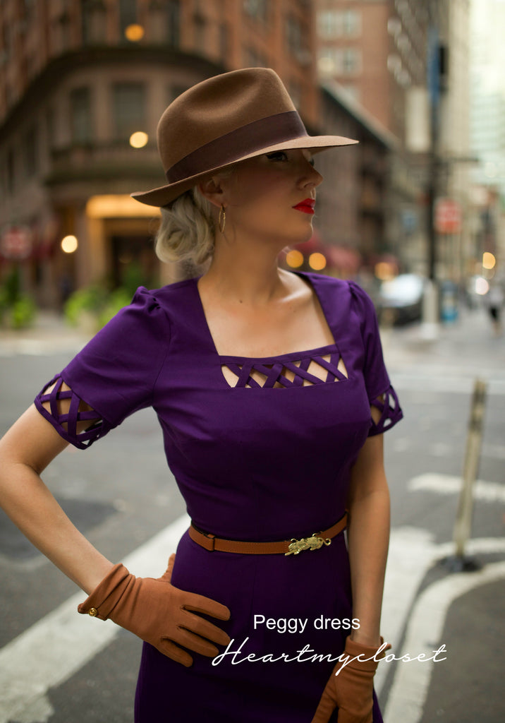 Agent carter - Peggy cosplay swing dress 1950s