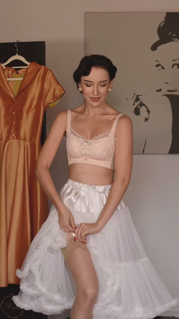 Tuscany - orange taffeta swing dress inspired from movie