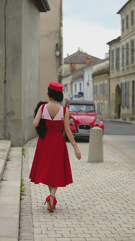 Jessica - vintage inspired swing dress 1950s