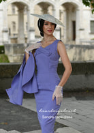 Sandra - 1950s pencil dress with matching cape - heartmycloset