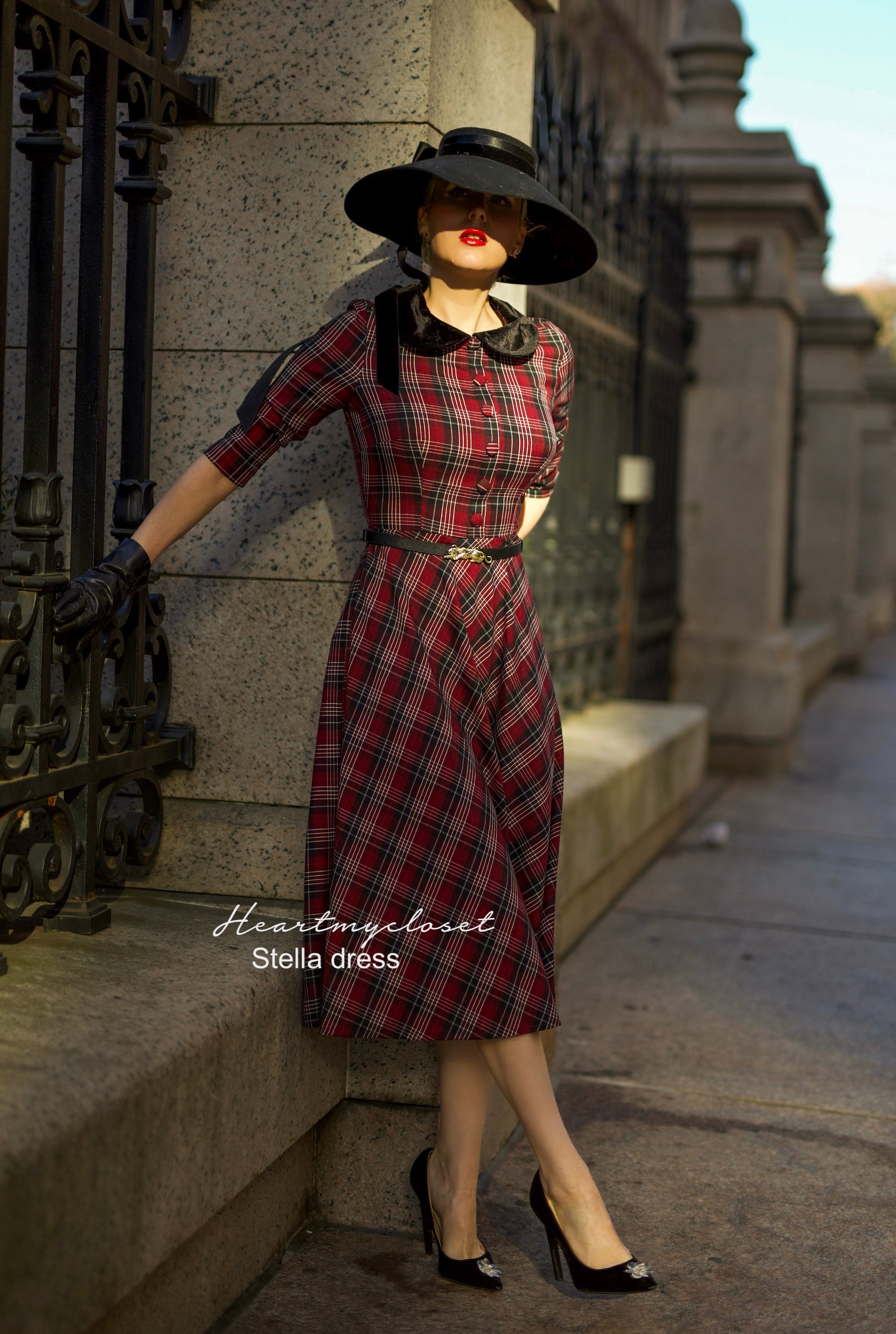 Stella plaid vintage swing - retro 50s heartmycloset Stella plaid vintage swing - retro 50s heartmycloset