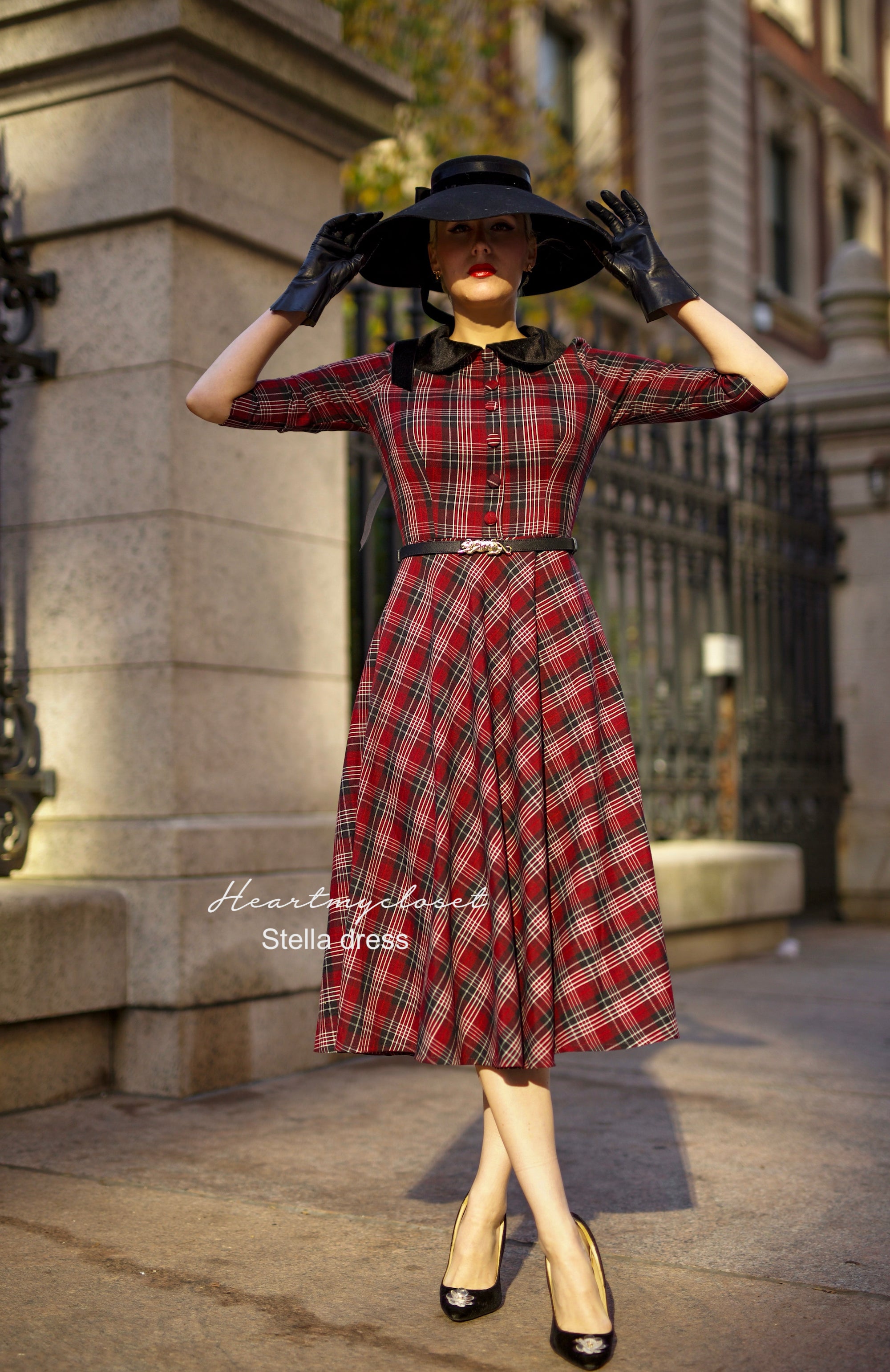 Stella plaid vintage swing