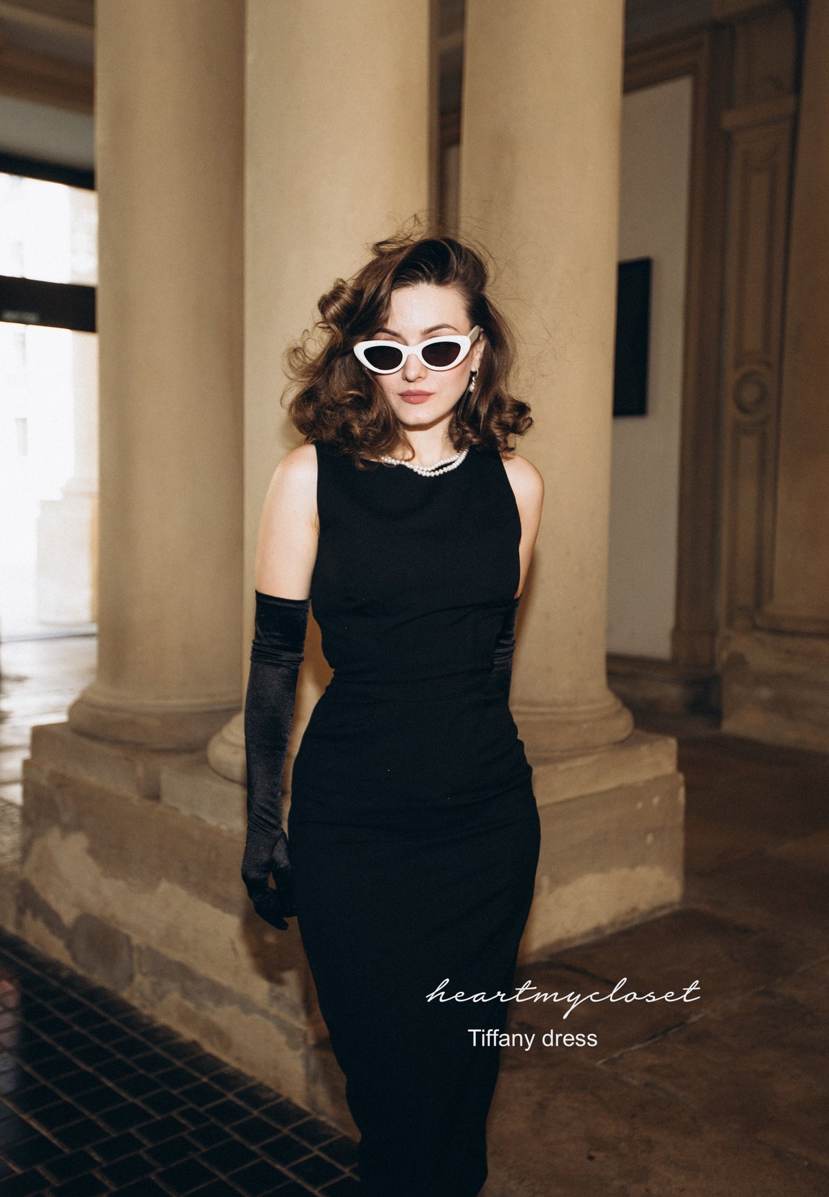 Tiffany - LBD classic pencil Audrey Hepburn inspired - heartmycloset