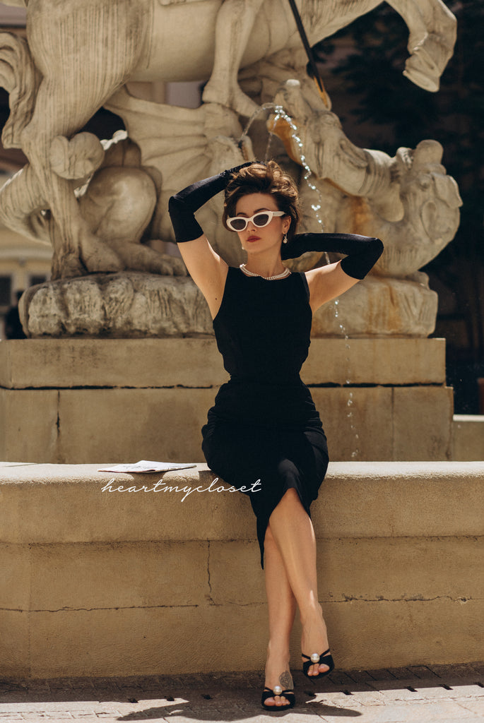 Tiffany - LBD classic pencil Audrey Hepburn inspired