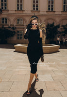 Tiffany - LBD classic pencil Audrey Hepburn inspired - heartmycloset