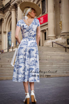 Toile De Jouy - Aline vintage inspired dress - heartmycloset