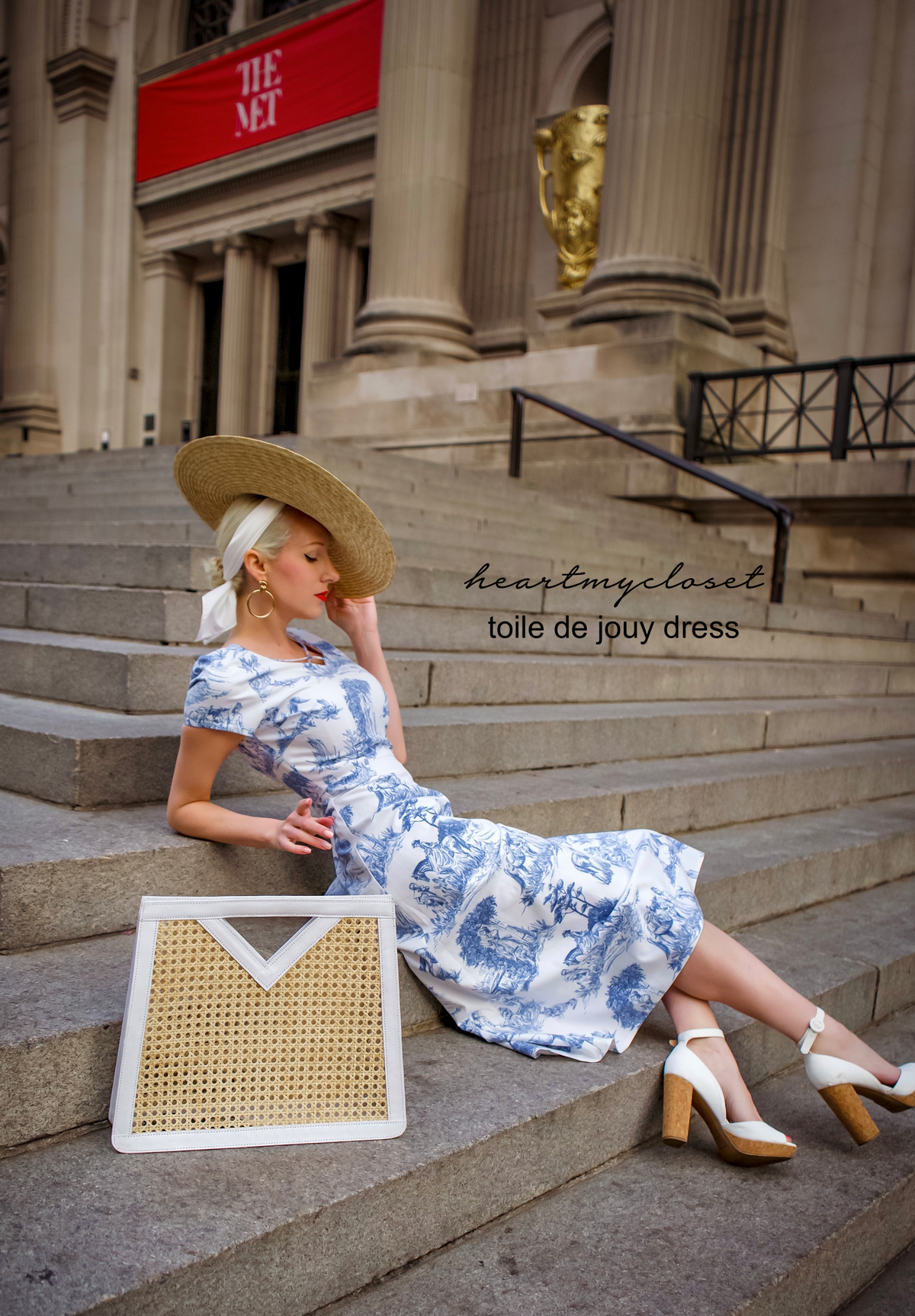 Toile De Jouy - Aline vintage inspired dress - heartmycloset