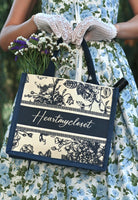 Toile De Jouy tote bag - heartmycloset