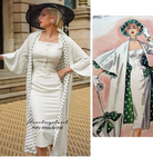 Pinstripe Kelly coat AND dress - retro vintage inspired - heartmycloset