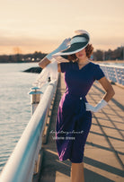 Valerie - vintage draped 1950s inspiration - heartmycloset