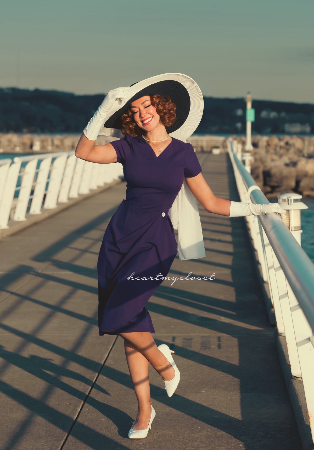 Valerie - vintage draped 1950s inspiration - heartmycloset