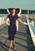Valerie - vintage draped 1950s inspiration - heartmycloset