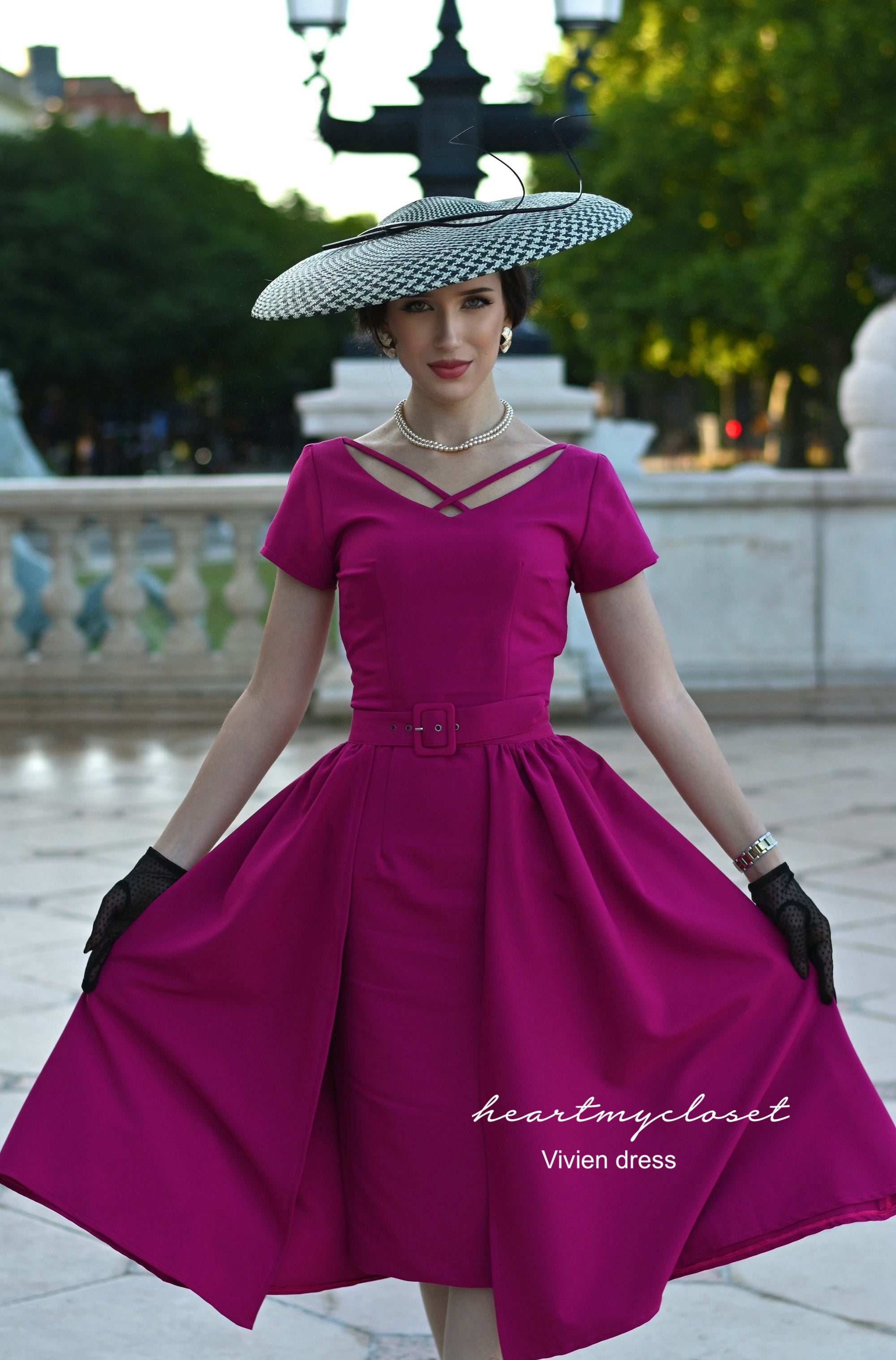 Casual 1950s Style Cheap 1950's Dresses Willow Dress With Belt- 1950s A-line Vintage Dress Custom Made Casual 1950s Style Cheap 1950's Dresses Willow Dress With Belt- 1950s A-line Vintage Dress Custom Made