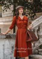 Willow Dress - 1950s A-line vintage dress - heartmycloset