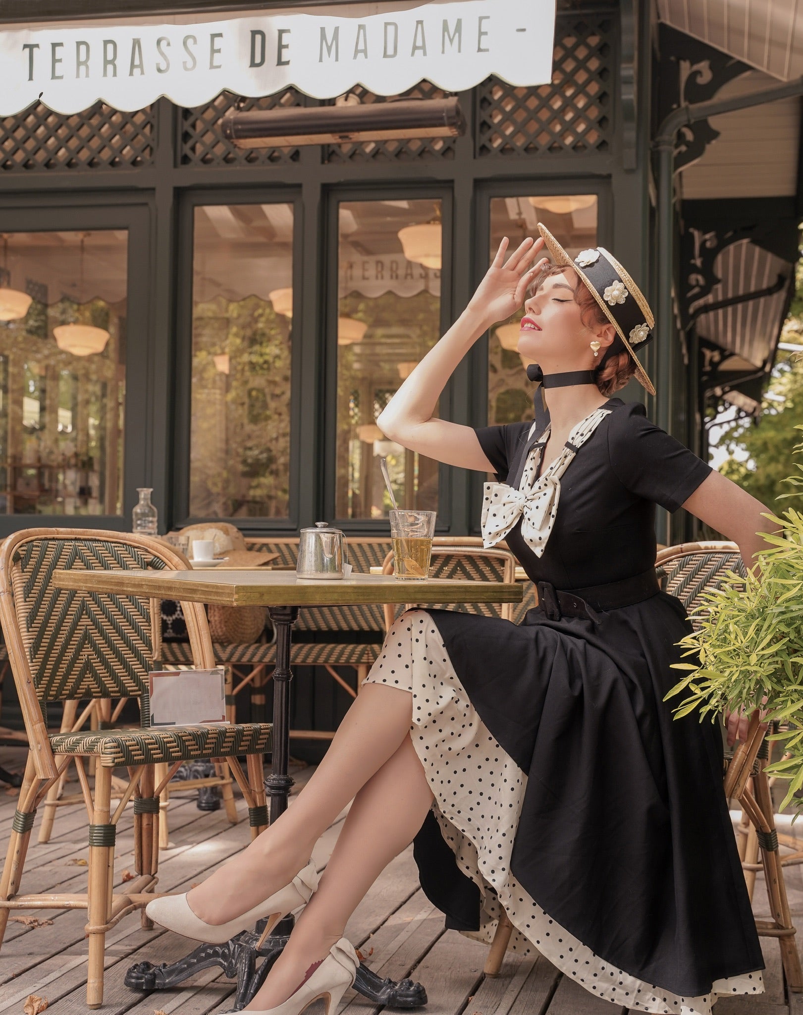 polkadot swing LBD
