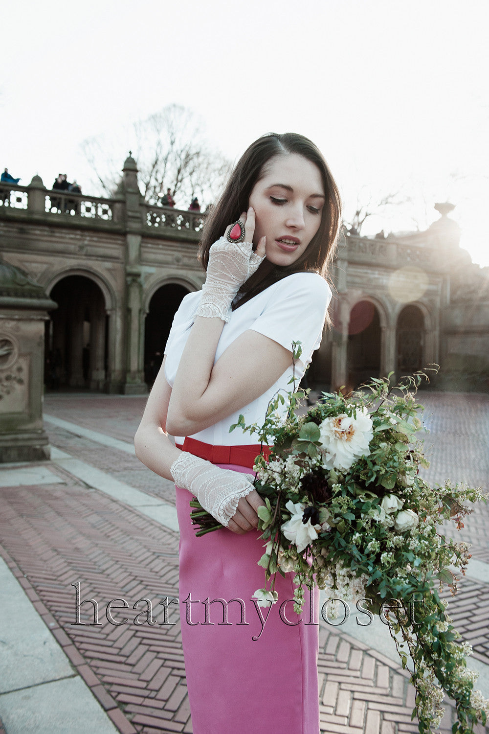 colorblock spring - 3 tone pencil dress - heartmycloset