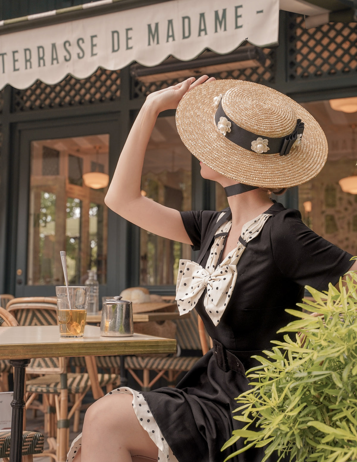 polkadot swing LBD - retro 50s dress - heartmycloset