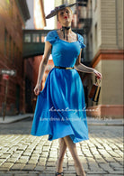 JUNE swing dress with sweetheart neckline - heartmycloset
