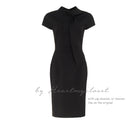 LBD with ties - Meghan Markle inspired dress - heartmycloset