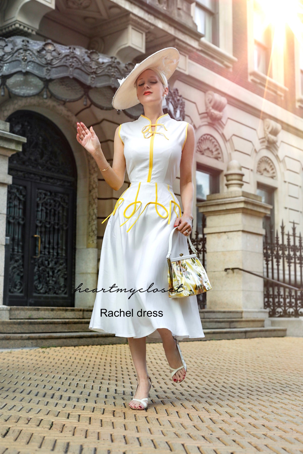 RACHEL - swing vintage inspired dress - heartmycloset