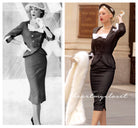 Delia- vintage 1950s suit with pencil skirt - heartmycloset