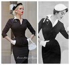 DEVON - retro vintage dress pencil - heartmycloset