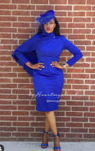 Green Semi Cape dress - Meghan duchess dress - heartmycloset