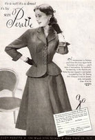 Aria - vintage 1950s suit with pencil skirt - heartmycloset